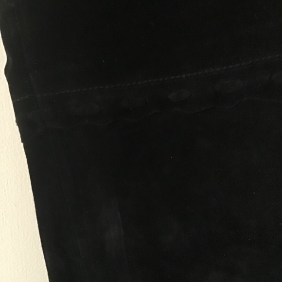 Danier black suede pants - Picture 3 of 3